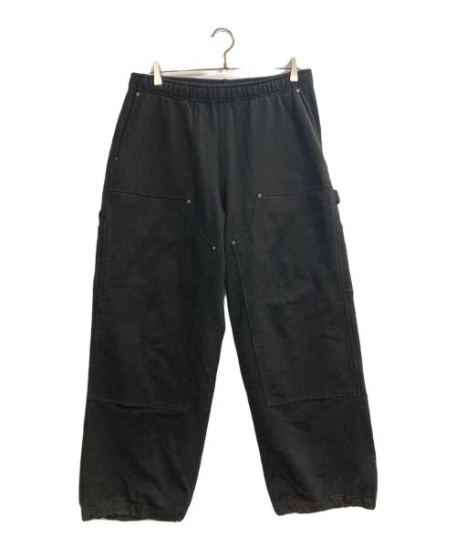 BEAMS（ビームス）BEAMS (ビームス) ダブルニースウェットパンツ ブラック サイズ:Lの古着・服飾アイテム
