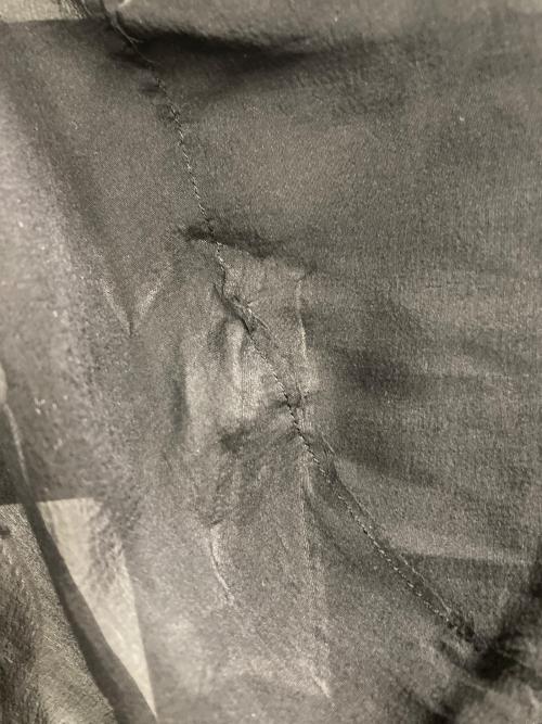 Maison Margiela（メゾンマルジェラ）Maison Margiela (メゾンマルジェラ) シアーアシンメトリードレープカットソー ブラック サイズ:36の古着・服飾アイテム