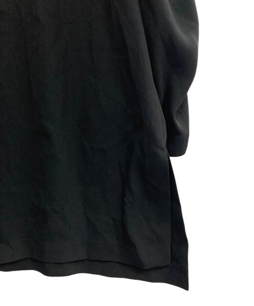 MM6 Maison Margiela（エムエムシックスメゾンマルジェラ）MM6 Maison Margiela (エムエムシックスメゾンマルジェラ) ドロップショルダーブラウス ブラック サイズ:36の古着・服飾アイテム