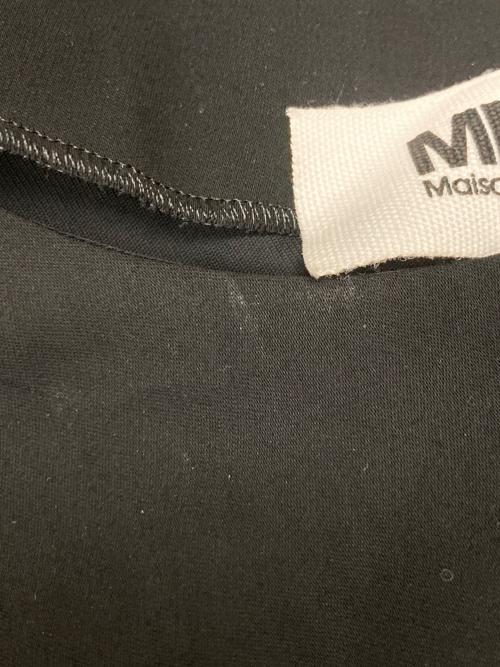 MM6 Maison Margiela（エムエムシックスメゾンマルジェラ）MM6 Maison Margiela (エムエムシックスメゾンマルジェラ) ドロップショルダーブラウス ブラック サイズ:36の古着・服飾アイテム