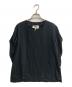 MM6 Maison Margiela（エムエムシックスメゾンマルジェラ）の古着「ドロップショルダーブラウス」｜ブラック