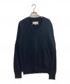 Martin Margiela 10マルタン・マルジェラ 10）の古着「Vネックニット」｜ネイビー