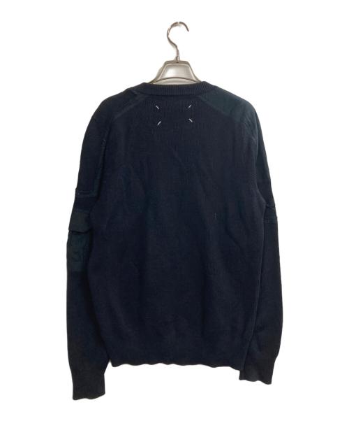 Martin Margiela 10（マルタン・マルジェラ 10）Martin Margiela 10 (マルタン・マルジェラ 10) Vネックニット ネイビー サイズ:Ｍの古着・服飾アイテム
