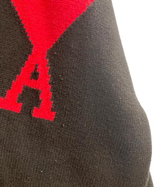 AMI Alexandre Mattiussi（アミアレクサンドルマテュッシ）AMI Alexandre Mattiussi (アミアレクサンドルマテュッシ) ニットカーディガン ブラック サイズ:Lの古着・服飾アイテム