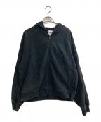 adidasアディダス）の古着「TG FZ パーカー」｜ブラック