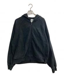 adidas（アディダス）の古着「TG FZ パーカー」｜ブラック