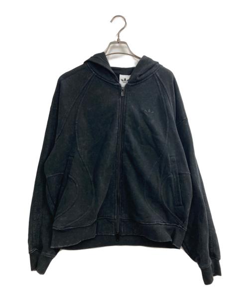 adidas（アディダス）adidas (アディダス) TG FZ パーカー ブラック サイズ:XLの古着・服飾アイテム