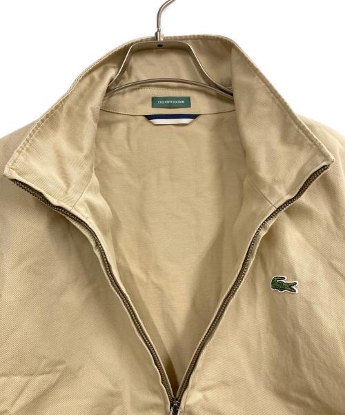 LACOSTE（ラコステ）LACOSTE (ラコステ) BEAMS (ビームス) 別注ヴィンテージバッジブルゾンジャケット ベージュ サイズ:Sの古着・服飾アイテム