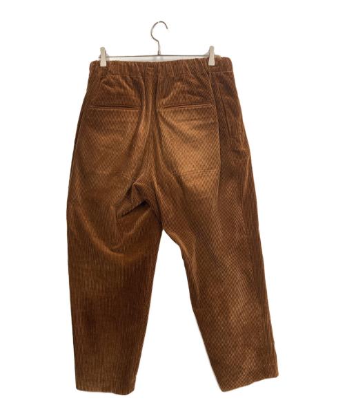 ATON（エイトン）ATON (エイトン) suvin corduroy easy tapered pants ブラウン サイズ:4の古着・服飾アイテム