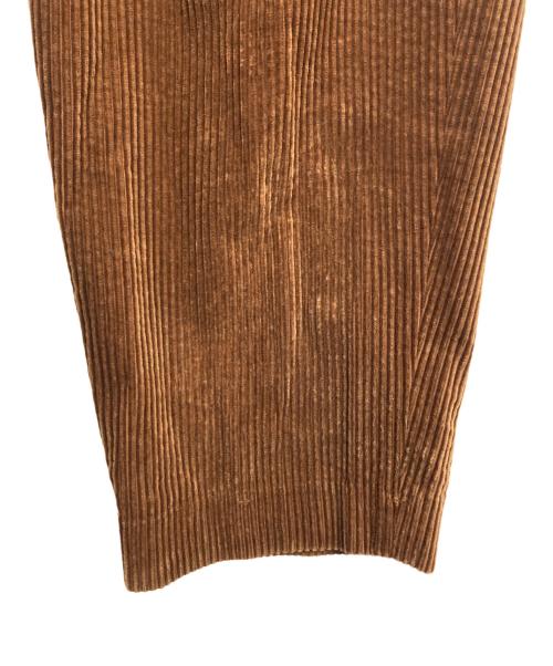 ATON（エイトン）ATON (エイトン) suvin corduroy easy tapered pants ブラウン サイズ:4の古着・服飾アイテム