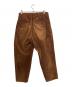 ATON (エイトン) suvin corduroy easy tapered pants ブラウン サイズ:4：14000円