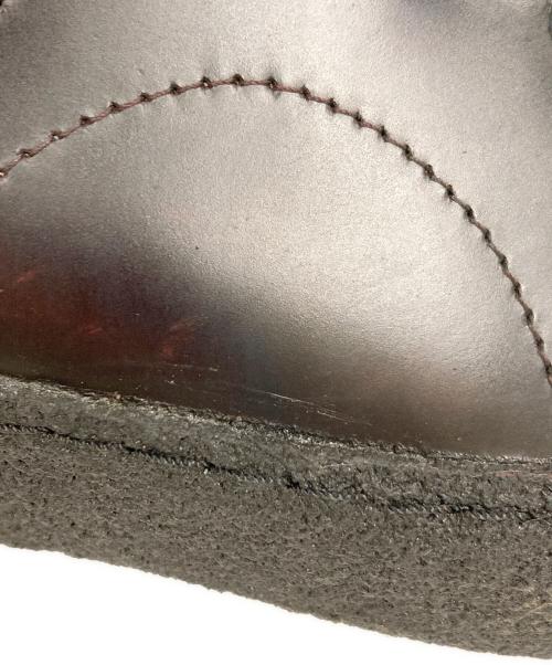 GEORGE COX（ジョージコックス）GEORGE COX (ジョージコックス) FRED PERRY (フレッドペリー) CREERER MID LEATHER ブラウン サイズ:27㎝の古着・服飾アイテム