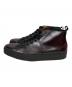 GEORGE COX (ジョージコックス) FRED PERRY (フレッドペリー) CREERER MID LEATHER ブラウン サイズ:27㎝：18000円