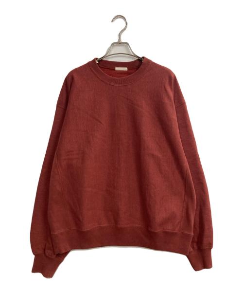 ULTERIOR（アルテリア）ULTERIOR (アルテリア) FADED SILKY TERRY RW SWEAT SHIRT ブラウン サイズ:4の古着・服飾アイテム
