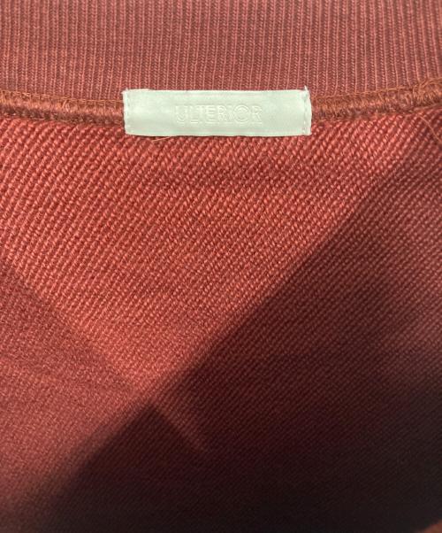 ULTERIOR（アルテリア）ULTERIOR (アルテリア) FADED SILKY TERRY RW SWEAT SHIRT ブラウン サイズ:4の古着・服飾アイテム