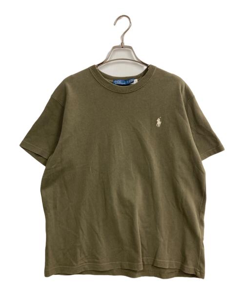 POLO RALPH LAUREN（ポロ・ラルフローレン）POLO RALPH LAUREN (ポロ・ラルフローレン) ワンポイントＴシャツ カーキ サイズ:Mの古着・服飾アイテム