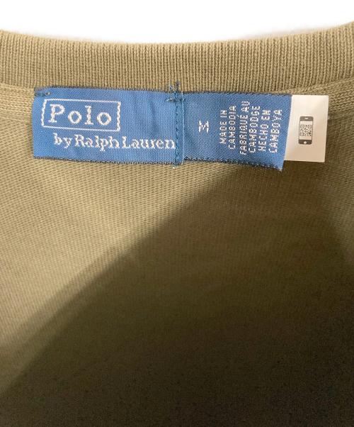 POLO RALPH LAUREN（ポロ・ラルフローレン）POLO RALPH LAUREN (ポロ・ラルフローレン) ワンポイントＴシャツ カーキ サイズ:Mの古着・服飾アイテム