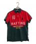 POLO RALPH LAUREN（ポロ・ラルフローレン）の古着「ポロシャツ」｜レッド×ブラック