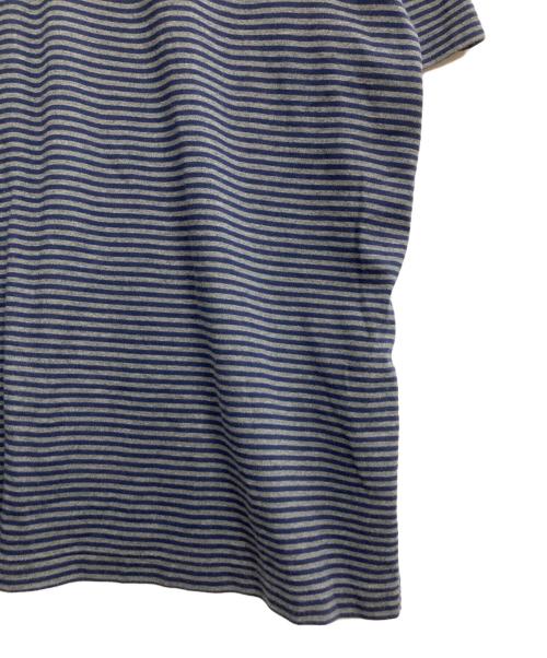 POLO RALPH LAUREN（ポロ・ラルフローレン）POLO RALPH LAUREN (ポロ・ラルフローレン) ボーダーポロシャツ グレー サイズ:Lの古着・服飾アイテム