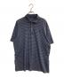 POLO RALPH LAUREN（ポロ・ラルフローレン）の古着「ボーダーポロシャツ」｜グレー