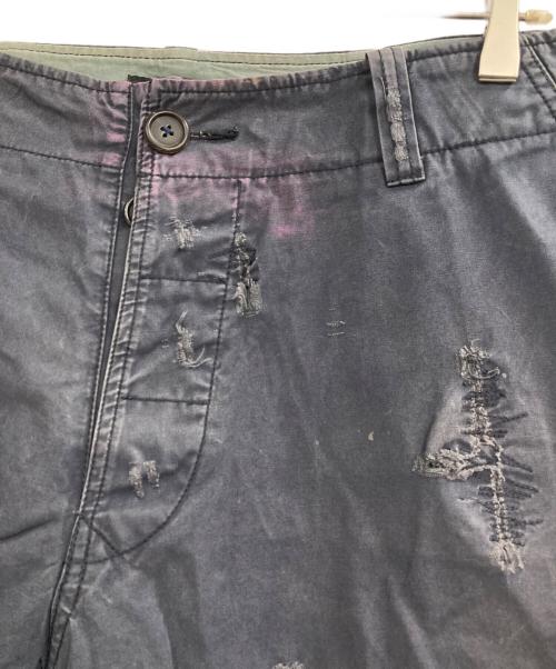 GRIFFIN（グリフィン）GRIFFIN (グリフィン) 加工バイカーパンツ ネイビー サイズ:Ｌの古着・服飾アイテム