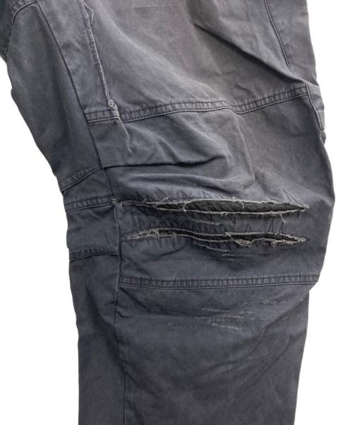 GRIFFIN（グリフィン）GRIFFIN (グリフィン) 加工バイカーパンツ ネイビー サイズ:Ｌの古着・服飾アイテム