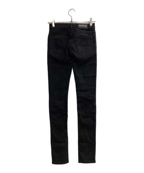 BALENCIAGA（バレンシアガ）BALENCIAGA (バレンシアガ) ストレッチスキニーパンツ ブラック サイズ:34の古着・服飾アイテム