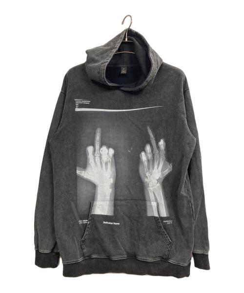 LIANGXILIN（リアンキリン）LIANGXILIN (リアンキリン) X-ray Fuck You Hoodi ブラック サイズ:Mの古着・服飾アイテム