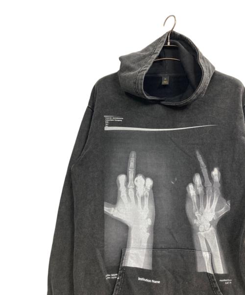 LIANGXILIN（リアンキリン）LIANGXILIN (リアンキリン) X-ray Fuck You Hoodi ブラック サイズ:Mの古着・服飾アイテム