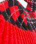 中古・古着 Candy Stripper (キャンディーストリッパー) FLUFFY CHECK BUNNY EAR BEANIE レッド：12000円