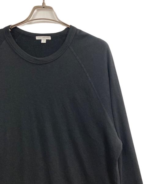 STANDARD JAMES PERSE（スタンダードジェームスパース）STANDARD JAMES PERSE (スタンダードジェームスパース) 長袖Tシャツ ブラック サイズ:3の古着・服飾アイテム