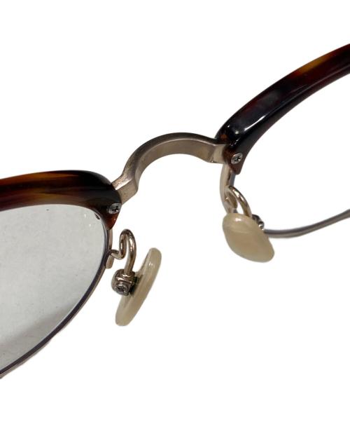 金子眼鏡 VINTAGE（カネコメガネ ヴィンテージ）金子眼鏡 Vintage (カネコメガネ ヴィンテージ) 眼鏡 ブラウン サイズ:48□21-148の古着・服飾アイテム