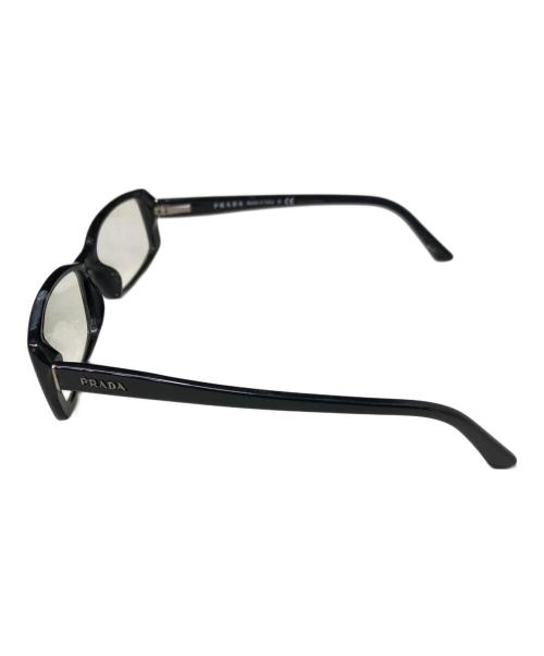 PRADA（プラダ）PRADA (プラダ) スクエア眼鏡 ブラック サイズ:53□15の古着・服飾アイテム