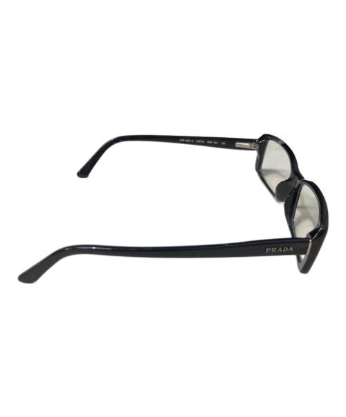 PRADA（プラダ）PRADA (プラダ) スクエア眼鏡 ブラック サイズ:53□15の古着・服飾アイテム
