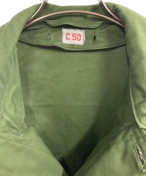 スウェーデン軍（スウェーデン軍）スウェーデン軍 (スウェーデン軍) M-59 フィールドコート カーキ サイズ:表記無し（実寸サイズをご参照下さい）の古着・服飾アイテム