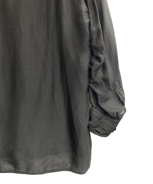 CURRENTAGE（カレンテージ）CURRENTAGE (カレンテージ) バンドカラーシャツ ブラック サイズ:3の古着・服飾アイテム