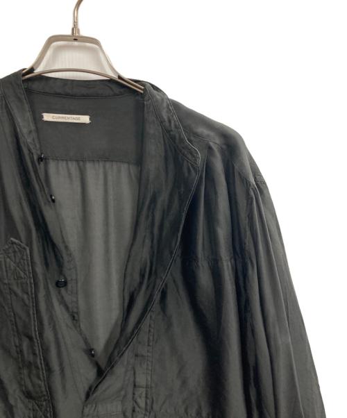 CURRENTAGE（カレンテージ）CURRENTAGE (カレンテージ) バンドカラーシャツ ブラック サイズ:3の古着・服飾アイテム