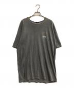 stussyステューシー）の古着「BABYLON ON FIRE TEE」｜グレー