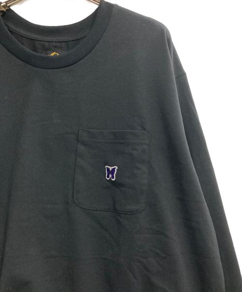 Needles（ニードルズ）Needles (ニードルズ) L/S Crew Neck Tee ブラック サイズ:Ｍの古着・服飾アイテム