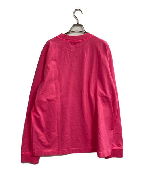 Acne studios（アクネ ストゥディオズ）ACNE STUDIOS (アクネ ストゥディオズ) クルーネックカットソー ショッキングピンク サイズ:Ｌの古着・服飾アイテム