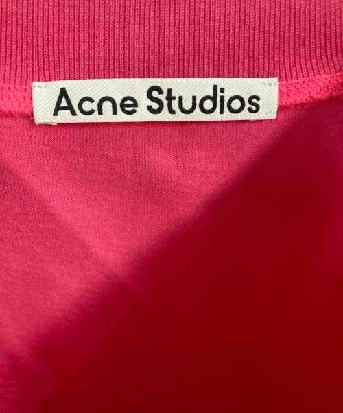 Acne studios（アクネ ストゥディオズ）ACNE STUDIOS (アクネ ストゥディオズ) クルーネックカットソー ショッキングピンク サイズ:Ｌの古着・服飾アイテム