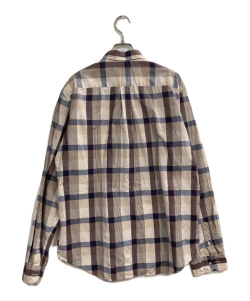 stussy（ステューシー）stussy (ステューシー) チェックシャツ ベージュ サイズ:XLの古着・服飾アイテム
