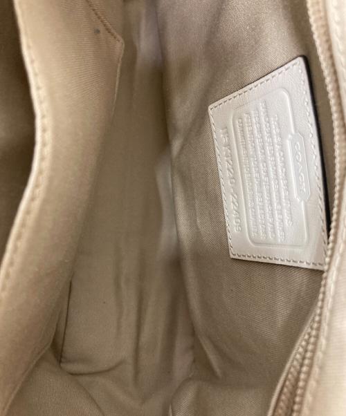 COACH（コーチ）COACH (コーチ) ショルダーバッグ ベージュ×イエローの古着・服飾アイテム