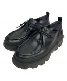 MONCLER（モンクレール）の古着「MON LOAFERS SHOES」｜ブラック