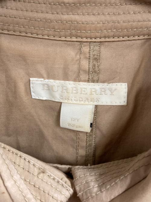 BURBERRY CHILDREN（バーバリー チルドレン）BURBERRY CHILDREN (バーバリー チルドレン) トレンチワンピース ベージュ サイズ:12Yの古着・服飾アイテム