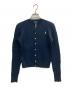 POLO RALPH LAUREN（ポロ・ラルフローレン）の古着「ケーブル編みニットカーディガン」｜ネイビー