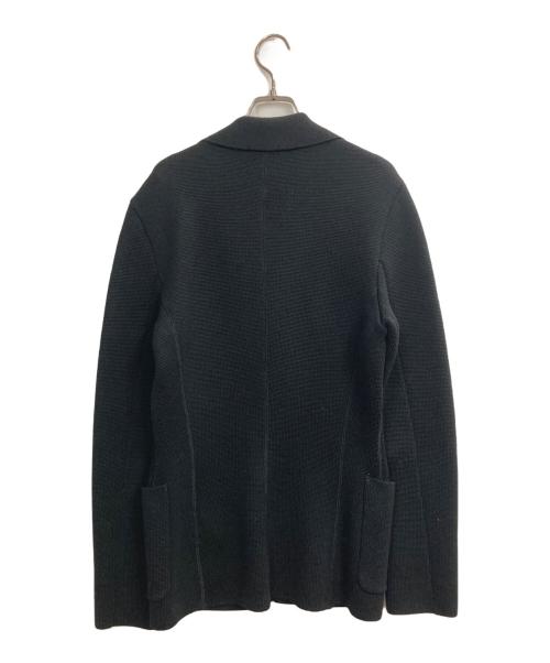 PRADA（プラダ）PRADA (プラダ) バージンウールニット3Bジャケット ブラック サイズ:46の古着・服飾アイテム