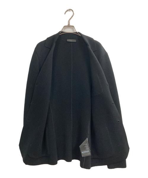 PRADA（プラダ）PRADA (プラダ) バージンウールニット3Bジャケット ブラック サイズ:46の古着・服飾アイテム