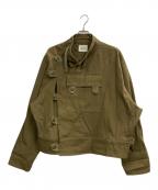 WudgeBOYワッジボーイ）の古着「22AW motorcycle jacket」｜カーキ