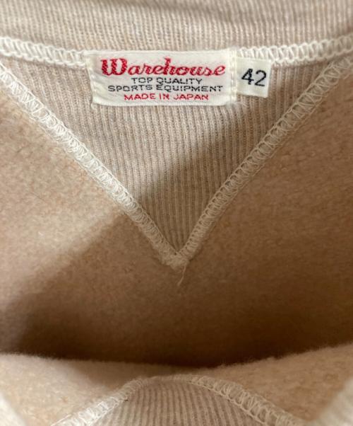 WAREHOUSE（ウエアハウス）WAREHOUSE (ウエアハウス) 両Vガゼットフリーダムスリーブスウェット アイボリー サイズ:34の古着・服飾アイテム